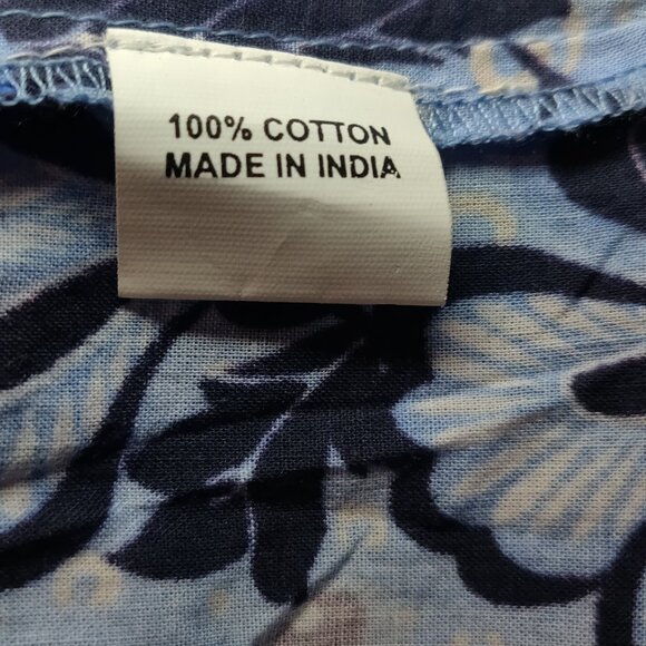 Bindu Blue Floral Maxi Dress SIZE XS - Picture 8 of 8